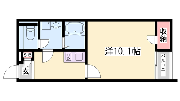 播磨町駅 徒歩10分 1階の物件間取画像